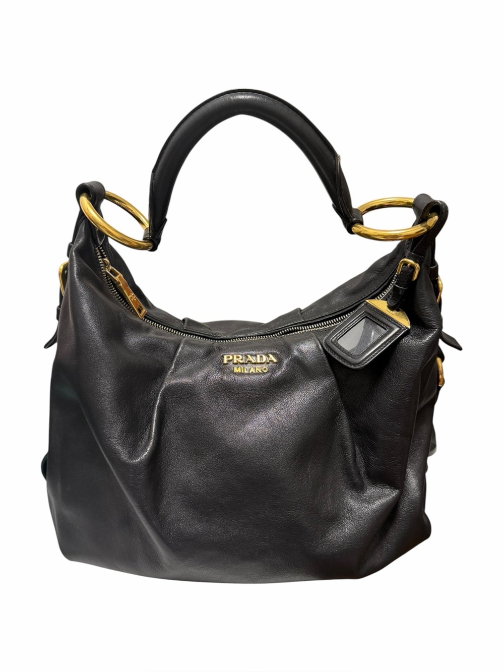 Prada Black Leather Handbag